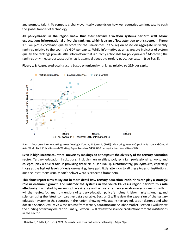 世界银行：2024年南高加索经济增长的高等教育：挑战与机遇报告（英文版）_第10页
