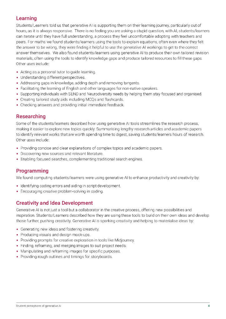 JISC：2024年生成性人工智能的学生感知报告（英文版）_第6页