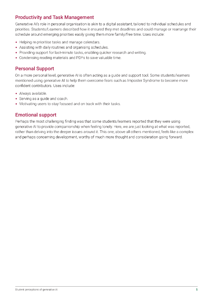 JISC：2024年生成性人工智能的学生感知报告（英文版）_第7页