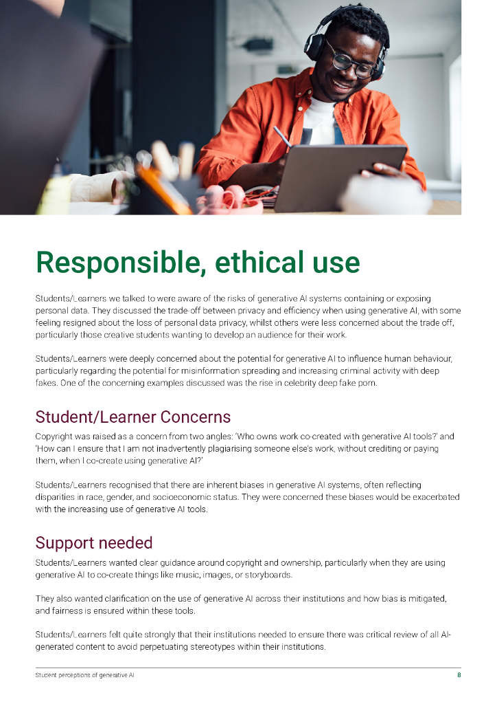 JISC：2024年生成性人工智能的学生感知报告（英文版）_第10页
