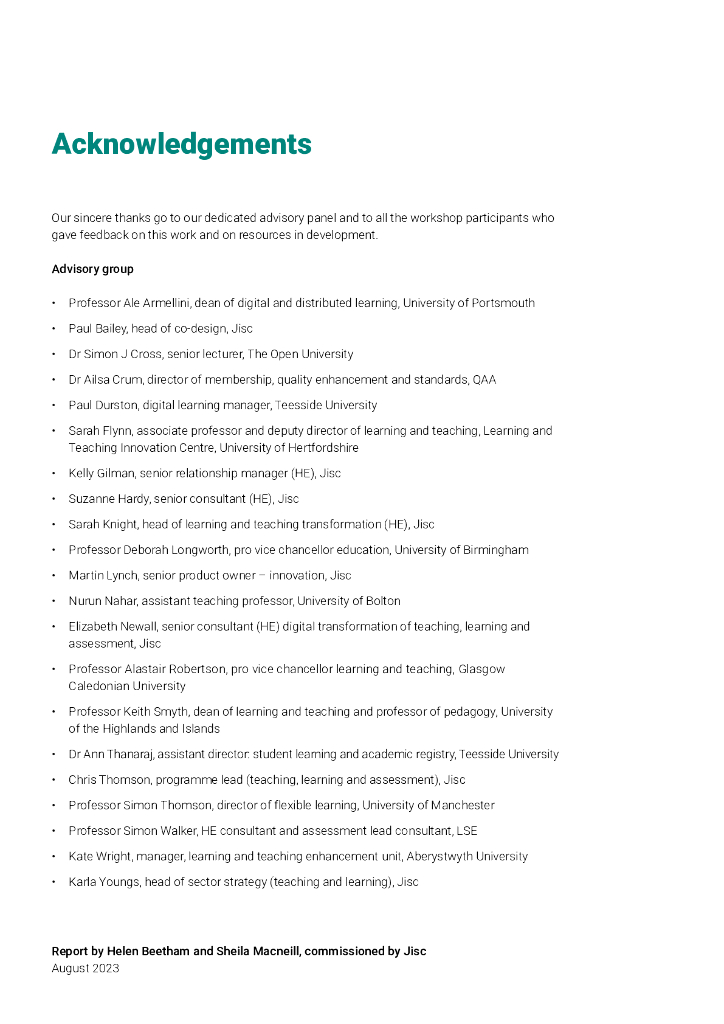 JISC：2024年超越混合-后疫情时代的课程与学习设计： 高等教育领域的经验教训报告（英文版）_第2页