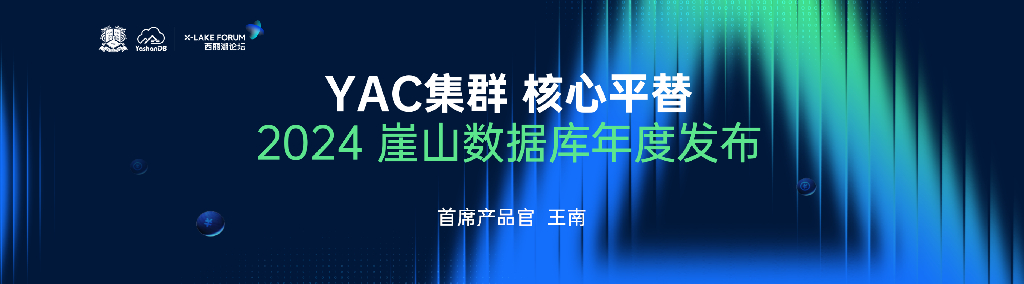 王南：YAC集群 核心平替-2024崖山数据库年度发布