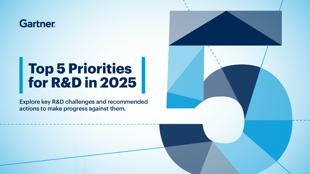 Gartner：2025年研发（R&D）领军企业的五大优先事项报告（英文版）