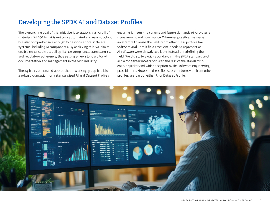 Linux基金会：2024年人工智能和数据集物料清单综合创建指南报告-使用 SPDX 3.0实施AI物料清单（AI BOM）（英文版）_第7页