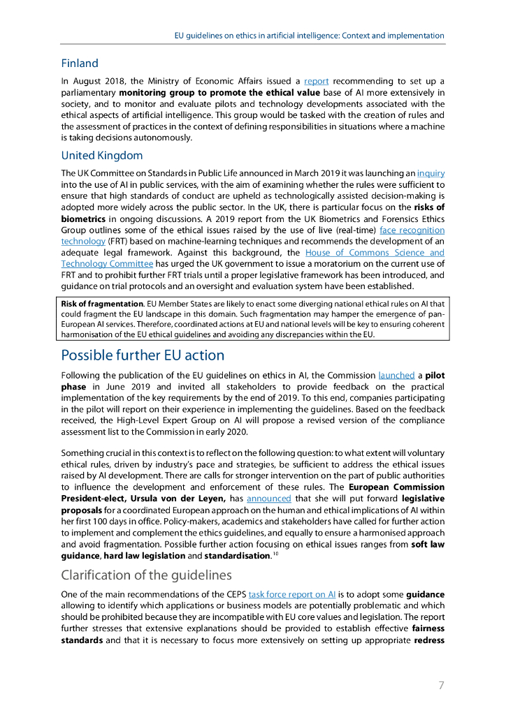 欧洲议会：2024年欧盟人工智能伦理指南：背景和实施报告（英文版）_第7页