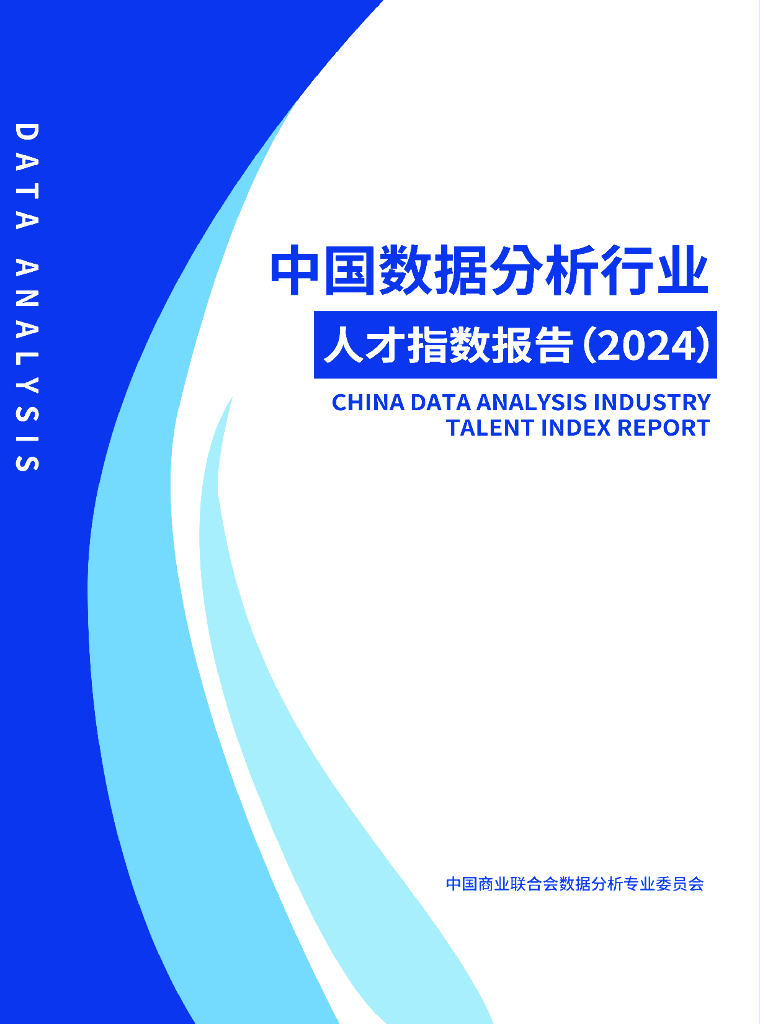 中国商业联合会：中国数据分析行业人才指数报告（2024）