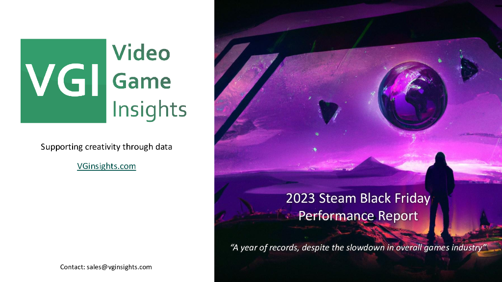 VGI：2023年黑色星期五Steam游戏市场表现报告（英文版）