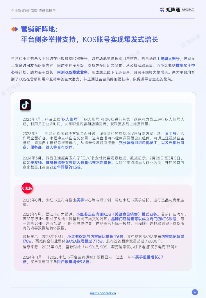 新榜矩阵通：企业新媒体KOS矩阵研究报告_第6页