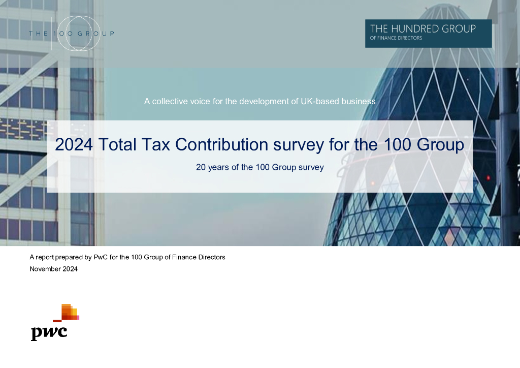 普华永道：2024年英国100强集团总税收贡献调研报告（英文版）