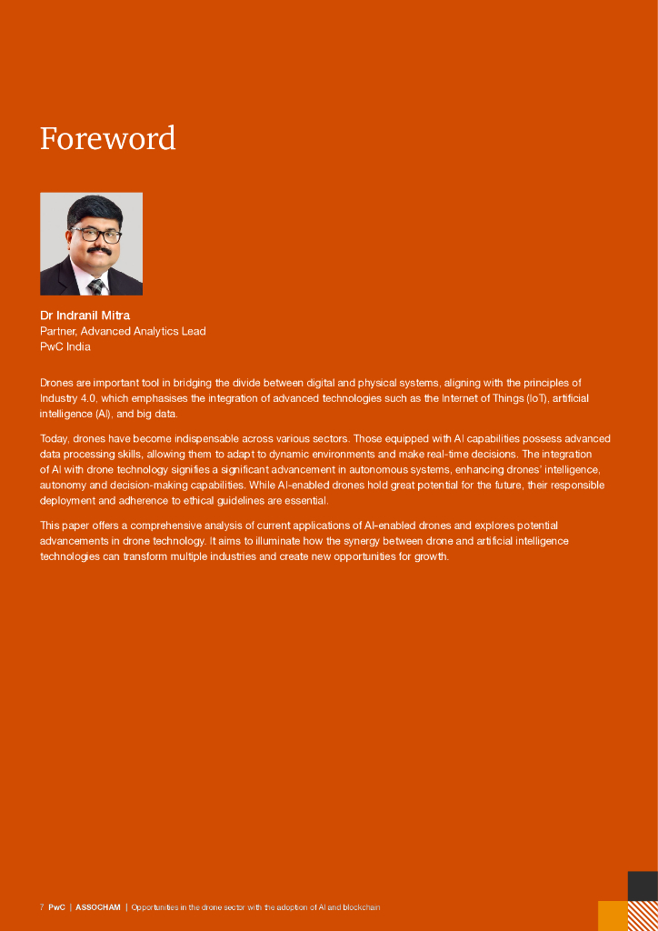 普华永道&ampASSOCHAM：2024年人工智能、区块链与无人机技术的融合应用：行业机遇研究报告（英文版）_第7页
