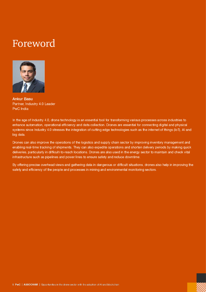 普华永道&ampASSOCHAM：2024年人工智能、区块链与无人机技术的融合应用：行业机遇研究报告（英文版）_第8页