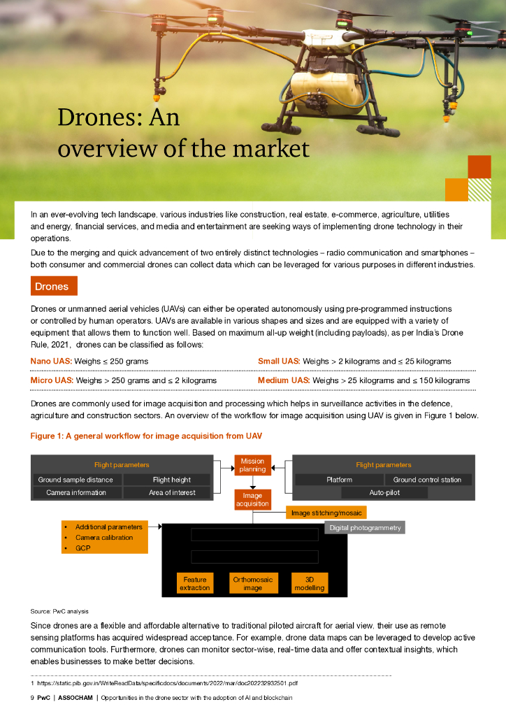 普华永道&ampASSOCHAM：2024年人工智能、区块链与无人机技术的融合应用：行业机遇研究报告（英文版）_第9页