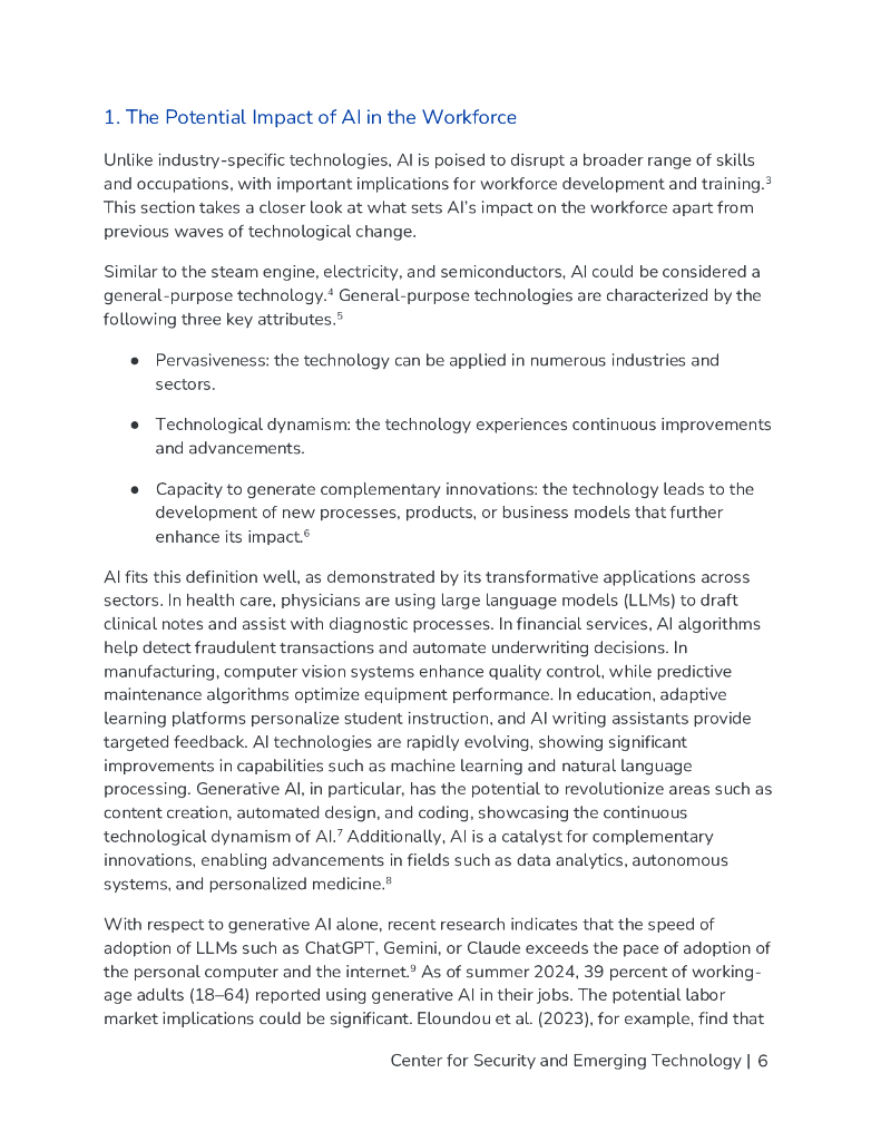 CSET美国安全与新兴技术中心：2024年人工智能与劳动力培训的未来研究报告（英文版）_第7页