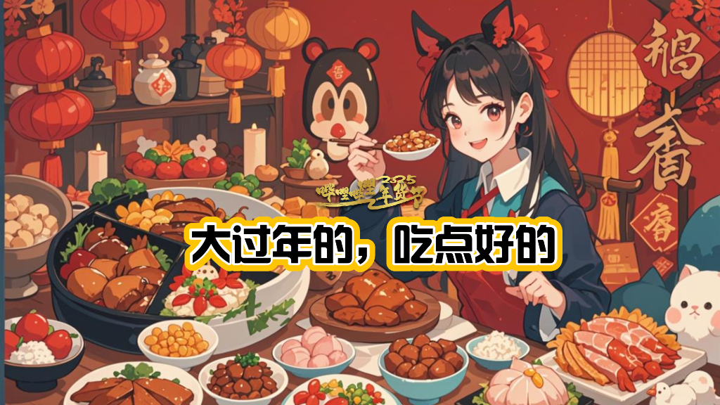 哔哩哔哩：大过年的，吃点好的招商方案