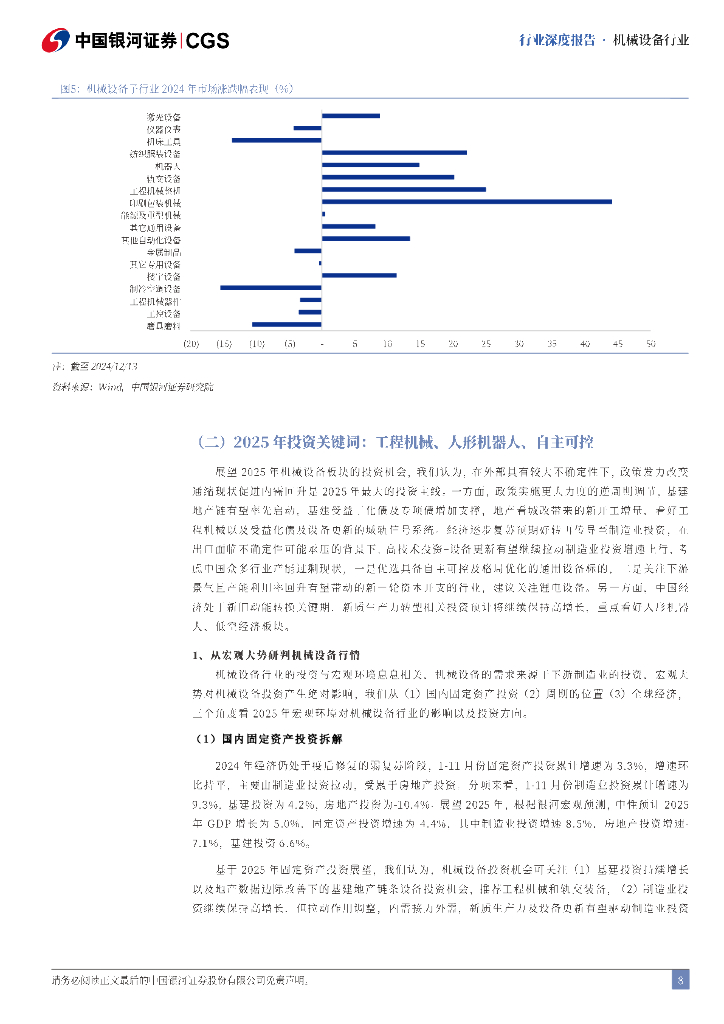 中国银河：机械行业2025年度策略报告：内需复苏与新质生产力共舞_第8页