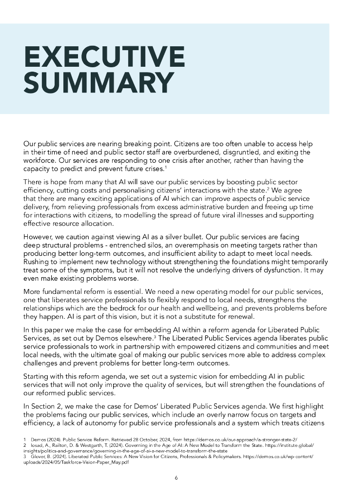 德莫斯研究所：2024年解放科技：将人工智能嵌入公共服务改革的新愿景报告（英文版）_第6页