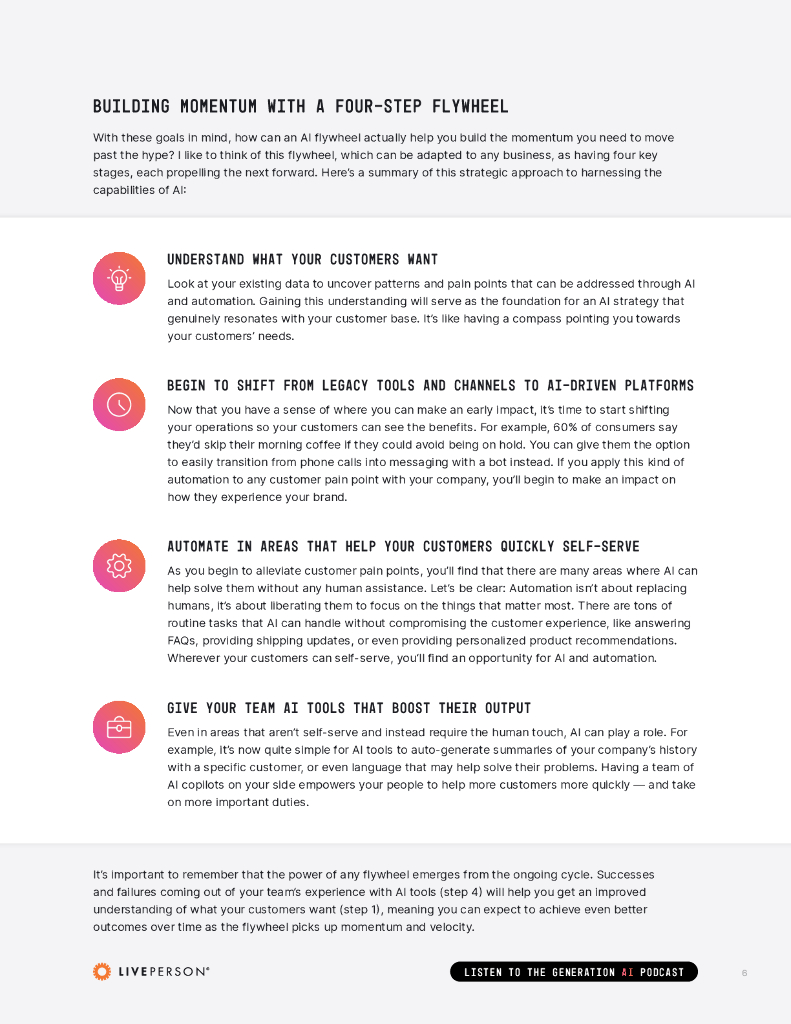 LivePerson：2024年生成式AI：人工智能如何革新客户服务与现代企业研究报告（英文版）_第6页