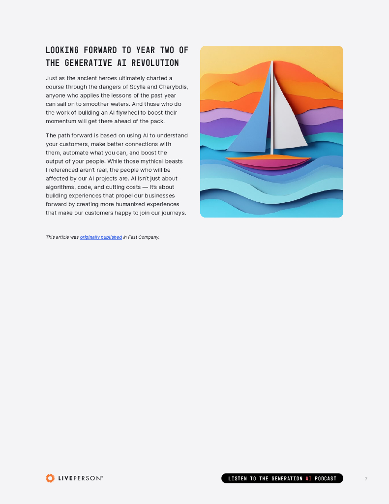 LivePerson：2024年生成式AI：人工智能如何革新客户服务与现代企业研究报告（英文版）_第7页