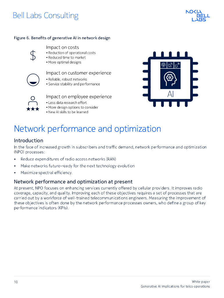 诺基亚贝尔：2024年生成式人工智能对电信运营的影响白皮书（英文版）_第10页