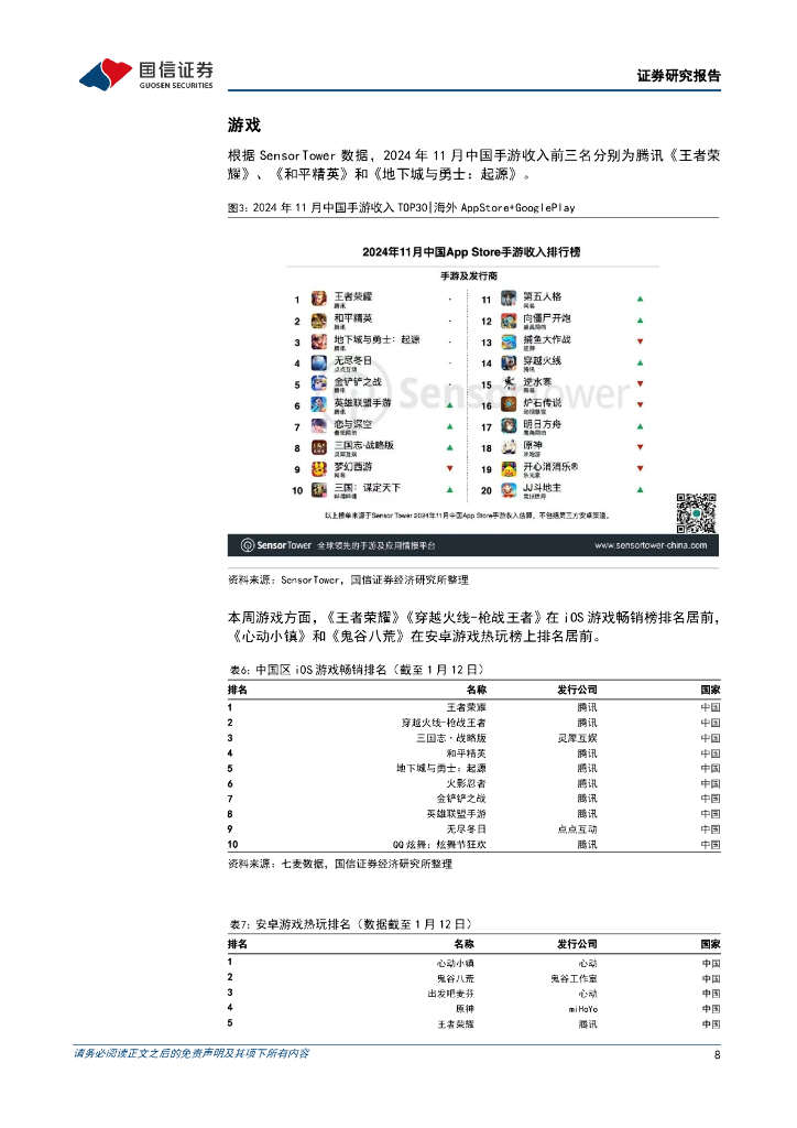 国信证券：传媒互联网行业周报：巨量引擎“即创”上线，关注AI应用及IP潮玩布局机会_第8页
