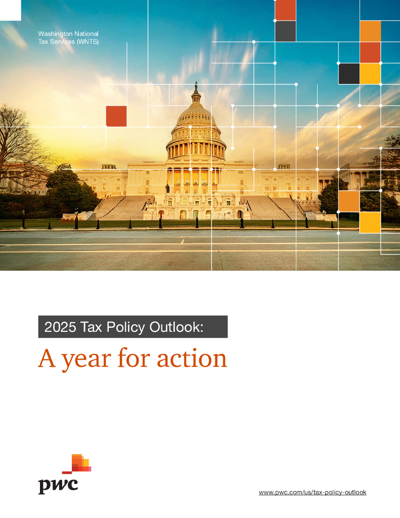 普华永道：2025年税收政策展望报告：行动之年（英文版）