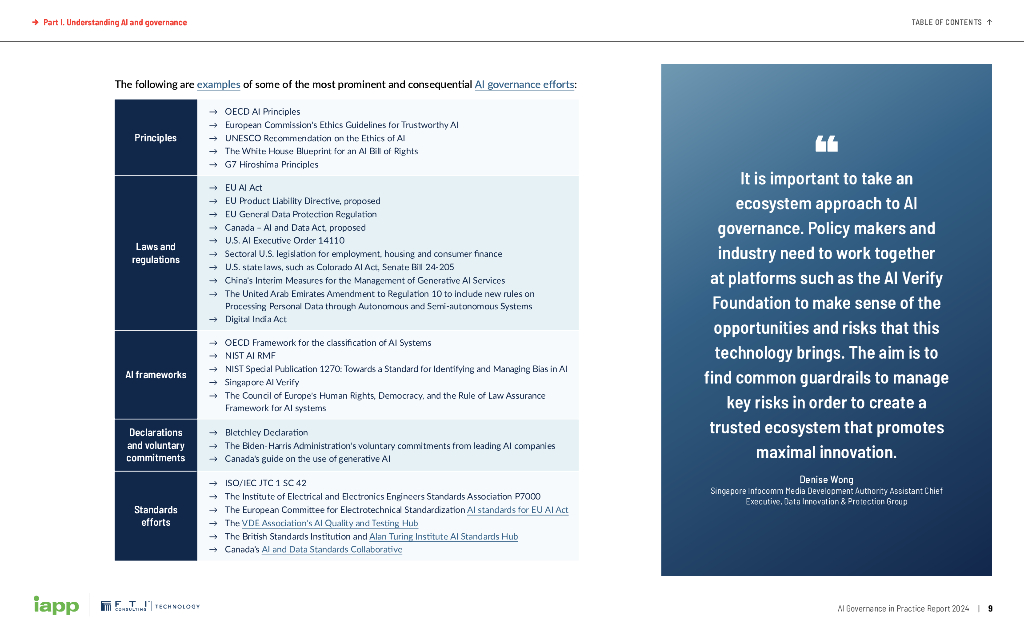 国际隐私专业协会：2024年人工智能治理实践报告：构建与完善AI治理计划的关键挑战（英文版）_第9页
