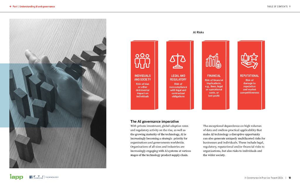 国际隐私专业协会：2024年人工智能治理实践报告：构建与完善AI治理计划的关键挑战（英文版）_第10页