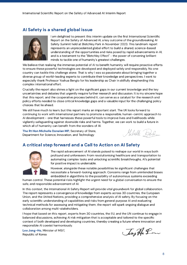 AI Seoul Summit：2024先进人工智能安全性评估国际科学报告中期报告 （英文版）_第8页
