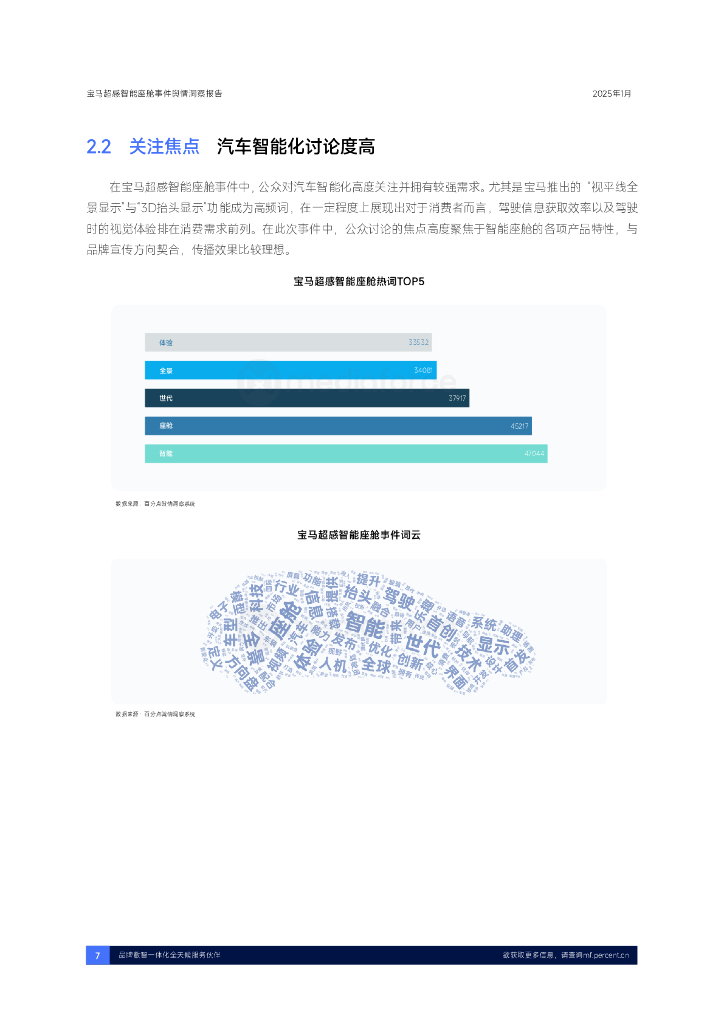 百分点舆情洞察：2025年宝马超感智能座舱首发事件舆情洞察报告_第7页
