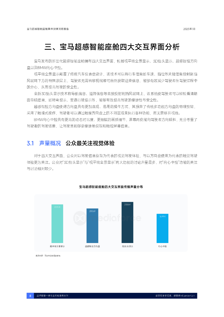 百分点舆情洞察：2025年宝马超感智能座舱首发事件舆情洞察报告_第8页