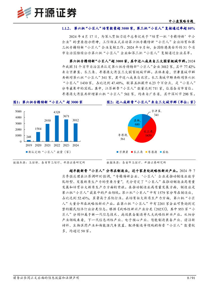 开源证券：中小盘策略专题：资本市场赋能“专精特新”，加快发展新质生产力_第8页