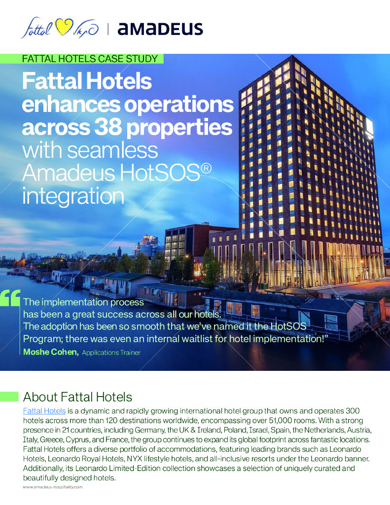 Amadeus：2025年Fattal Hotels如何通过AmadeusHotsos®优化38个物业的运营报告（英文版）