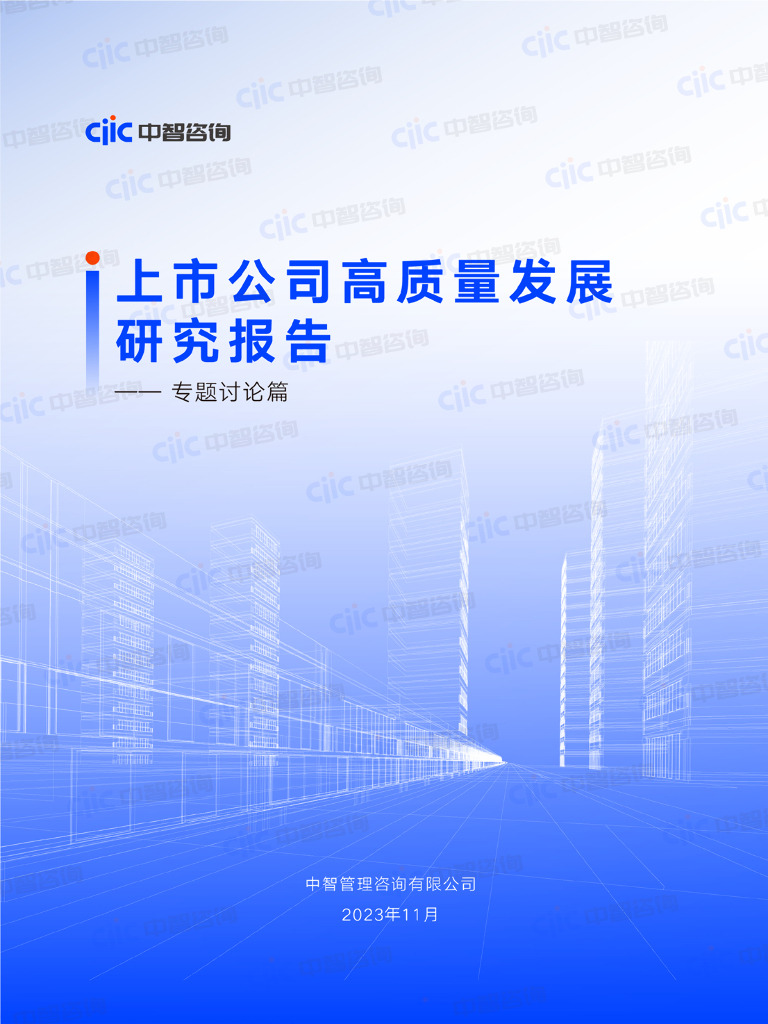中智咨询：2023年上市公司高质量发展研究报告-专题讨论篇