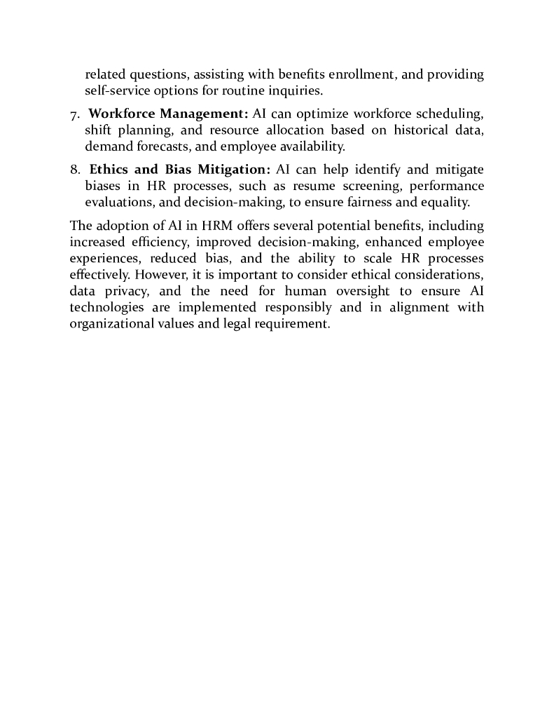 Yashas Publication：2023年人工智能在人力资源管理中的应用：用AI革命性地改造人力资源管理报告（英文版）_第6页