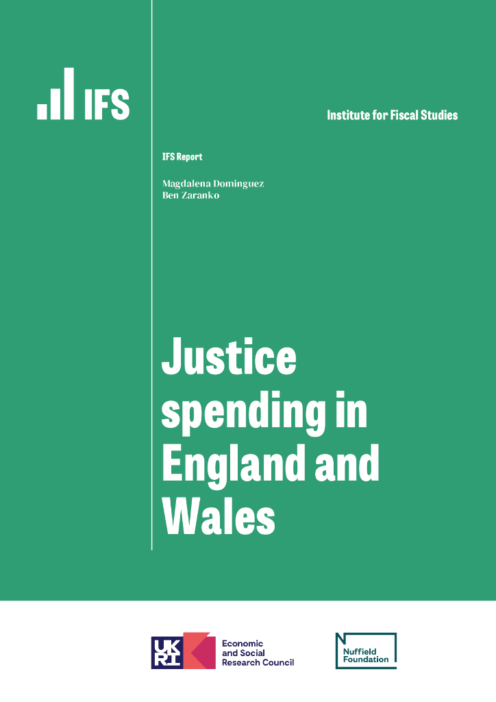 英国财政研究所（IFS）：2025年英格兰与威尔士司法支出研究报告（英文版）