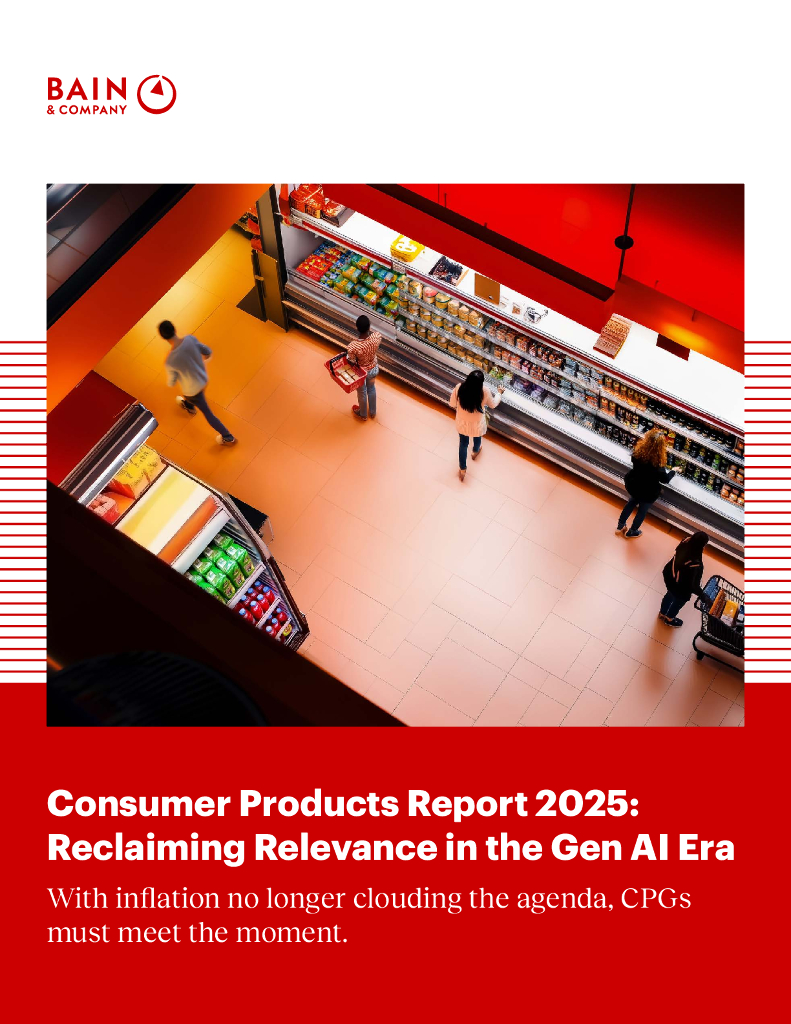 贝恩：2025年全球消费品年度报告：生成式AI时代的战略回归（英文版）