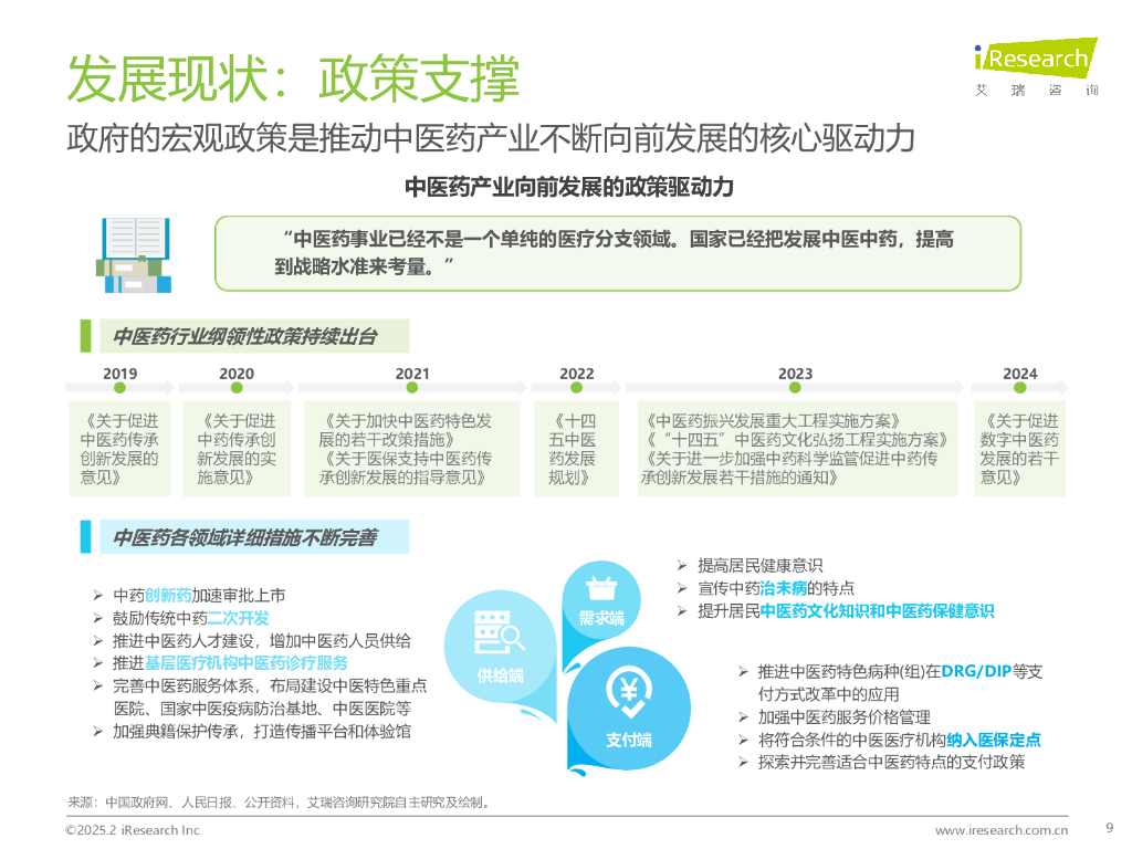 艾瑞咨询：2025年中国中医药创新发展研究报告_第9页