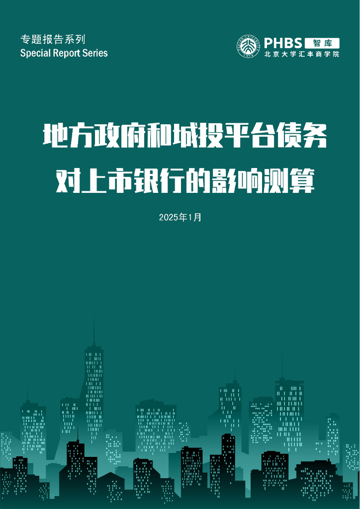 北京大学汇丰商学院：2025年地方政府和城投平合债务对上市银行的影响测算报告