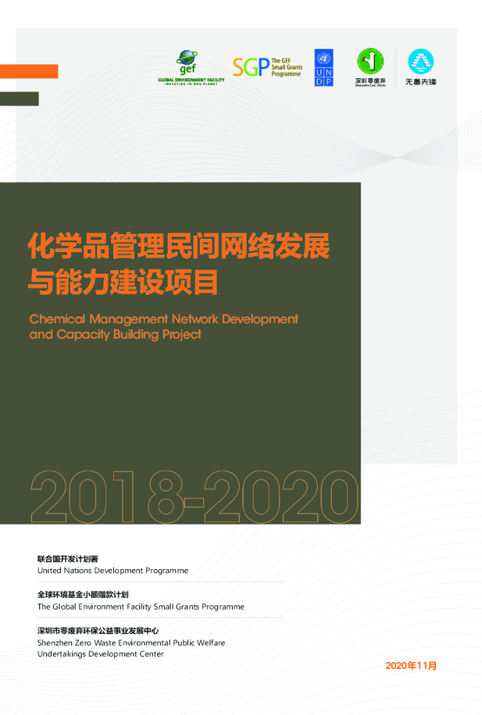 无毒先锋：2020年化学品管理民间网络发展与能力建设项目报告