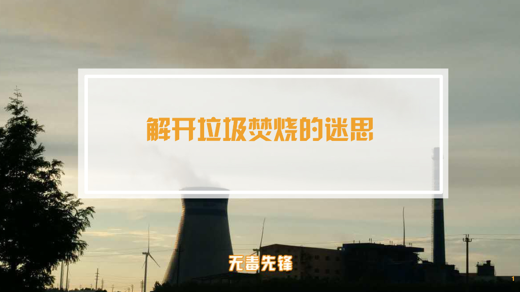 无毒先锋：2019年解开垃圾焚烧的迷思报告