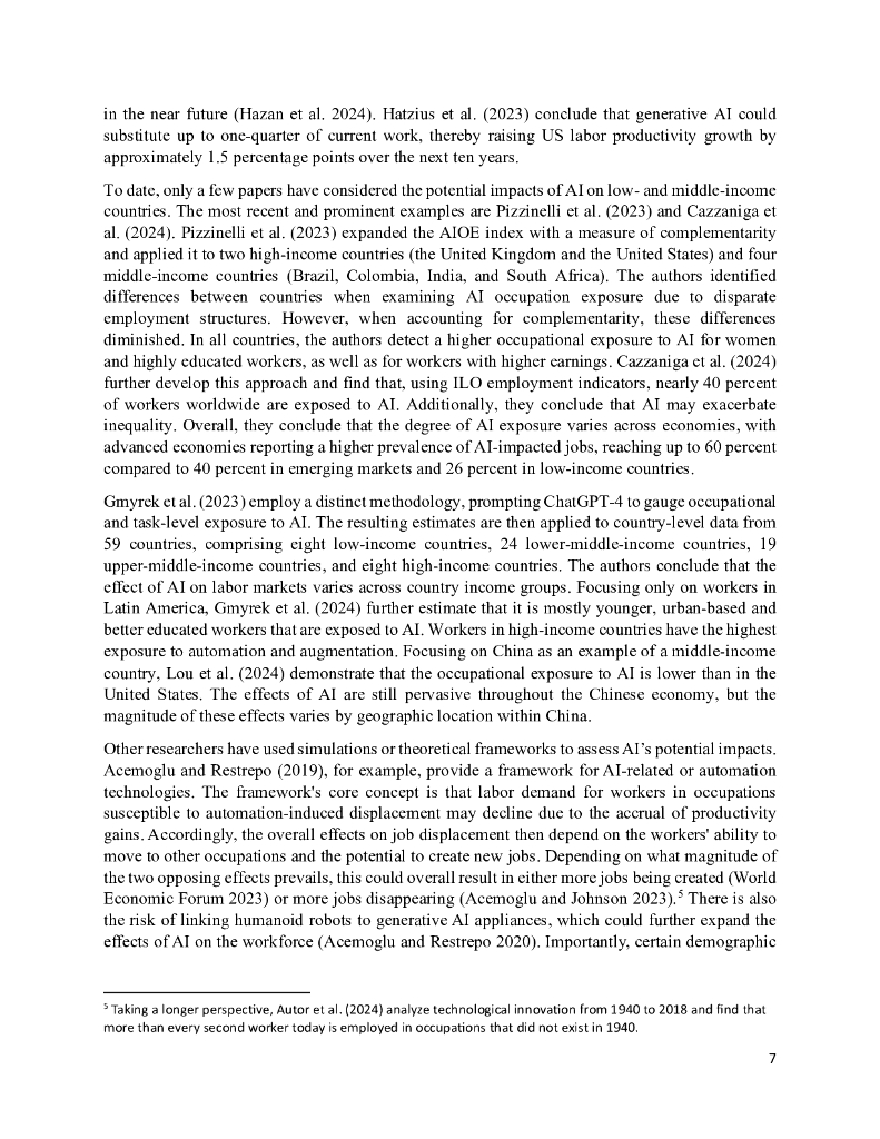 世界银行：中低收入国家工人接触人工智能的情况（英文版）_第9页