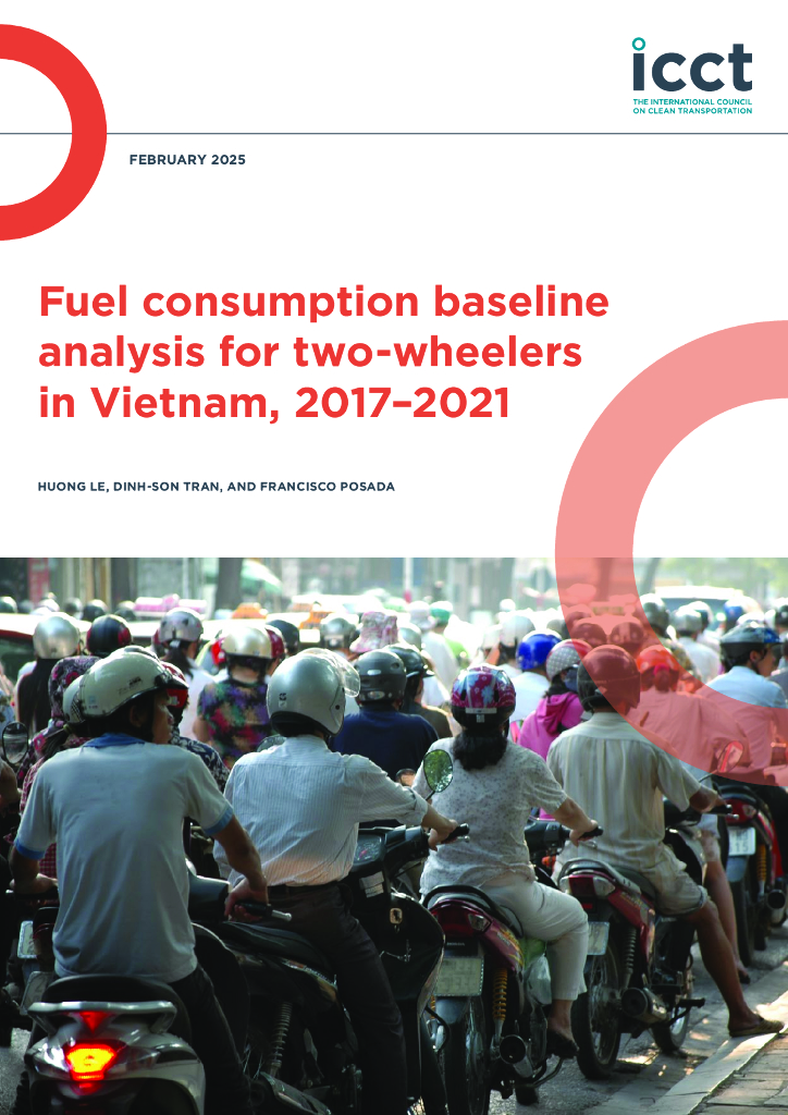 国际清洁运输理事会：2017-2023年越南三轮车燃料消耗基线分析报告（英文版）