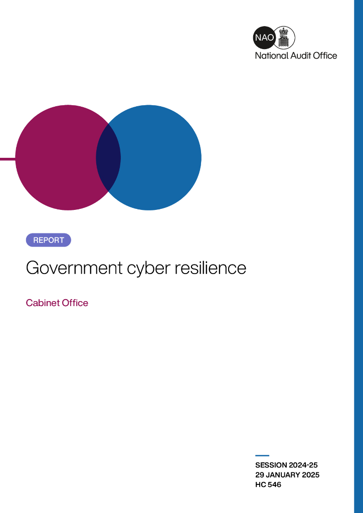 英国国家审计署：2025年政府网络复原力报告（英文版）