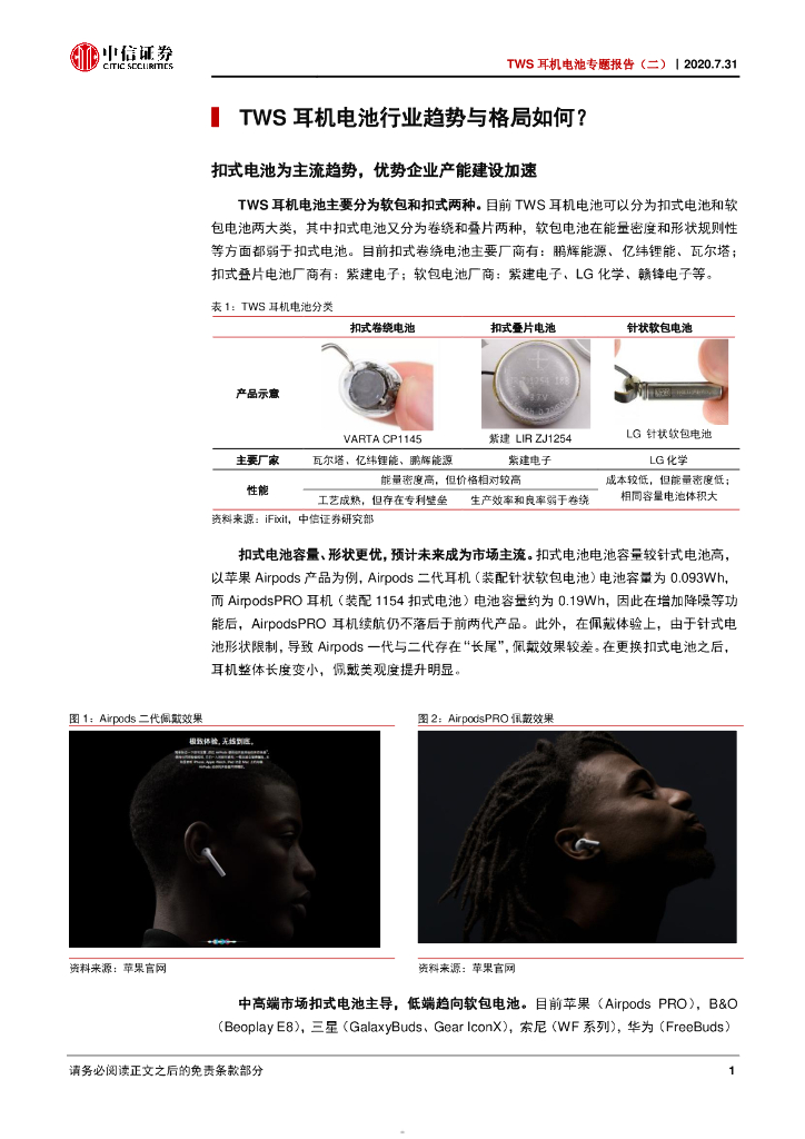 中信证券：新能源汽车行业TWS耳机电池专题报告：从技术和专利视角看TWS耳机电池行业_第5页