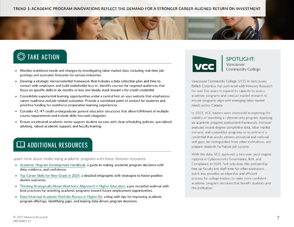Hanover Research：2025年高等教育趋势报告（英文版）_第7页