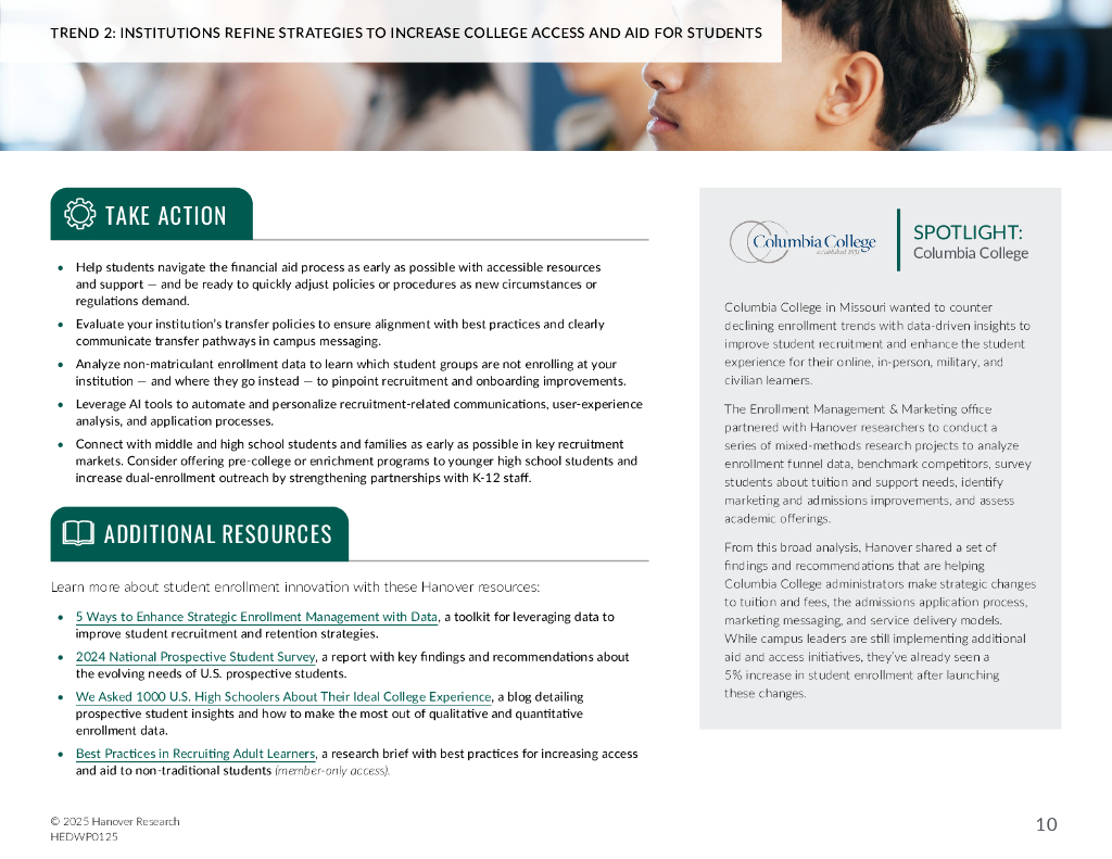 Hanover Research：2025年高等教育趋势报告（英文版）_第10页