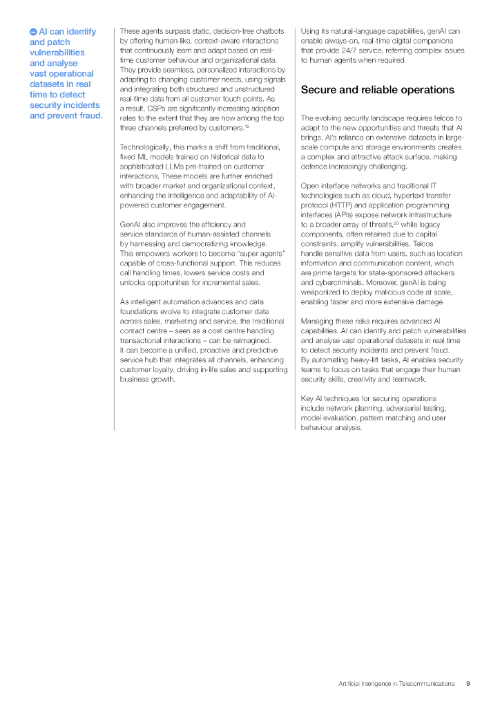 世界经济论坛：2025年电信中的人工智能白皮书（英文版）_第9页