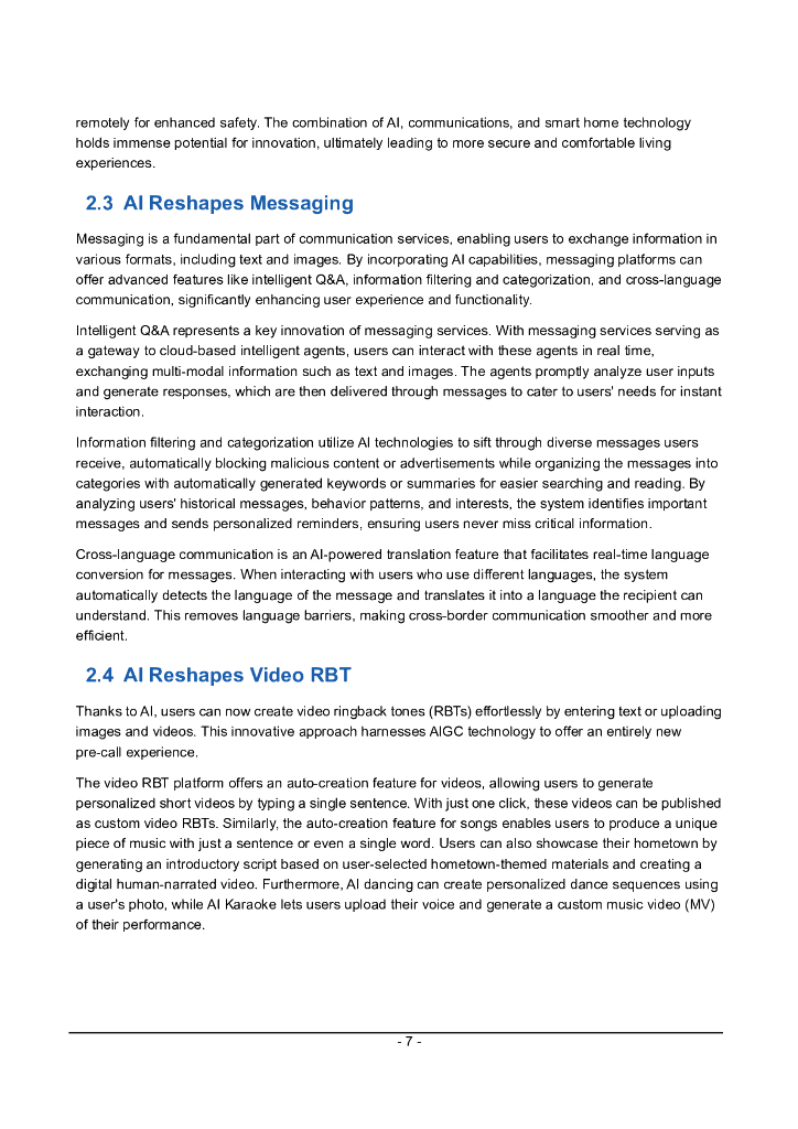 中移智库&中国移动研究院：人工智能通信服务白皮书（2025年）（英文版）_第8页