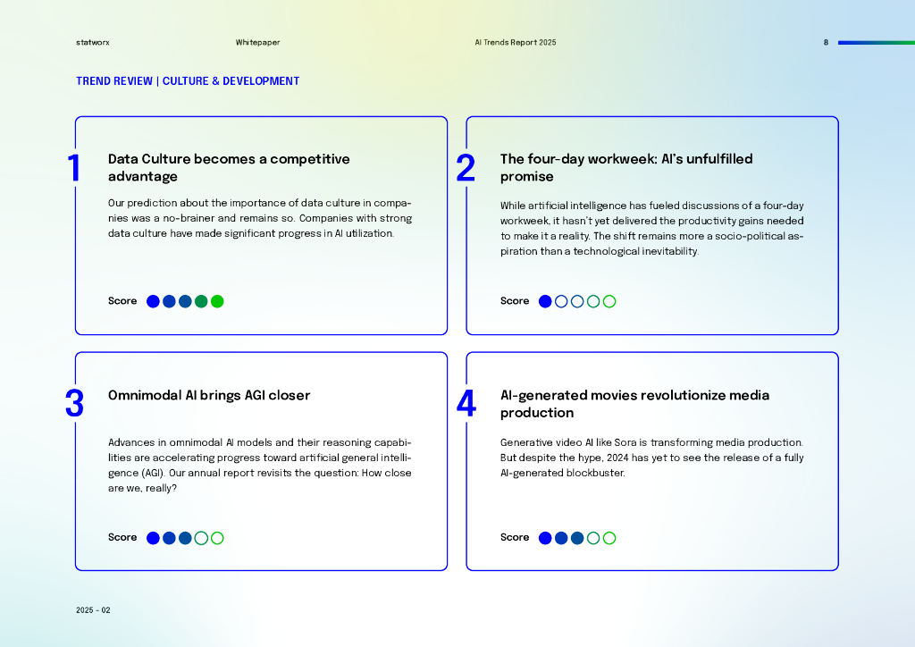 Statworx：2025年人工智能（AI）趋势报告-五大关键领域（英文版）_第8页