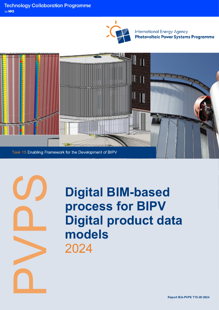 IEA PVPS：2024年基于BIM的光伏建筑一体化（BIPV）数字产品数据模型研究报告（英文版）